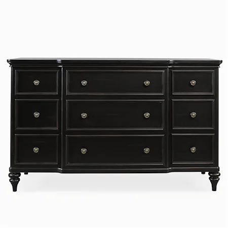 Dresser With 9 Drawers